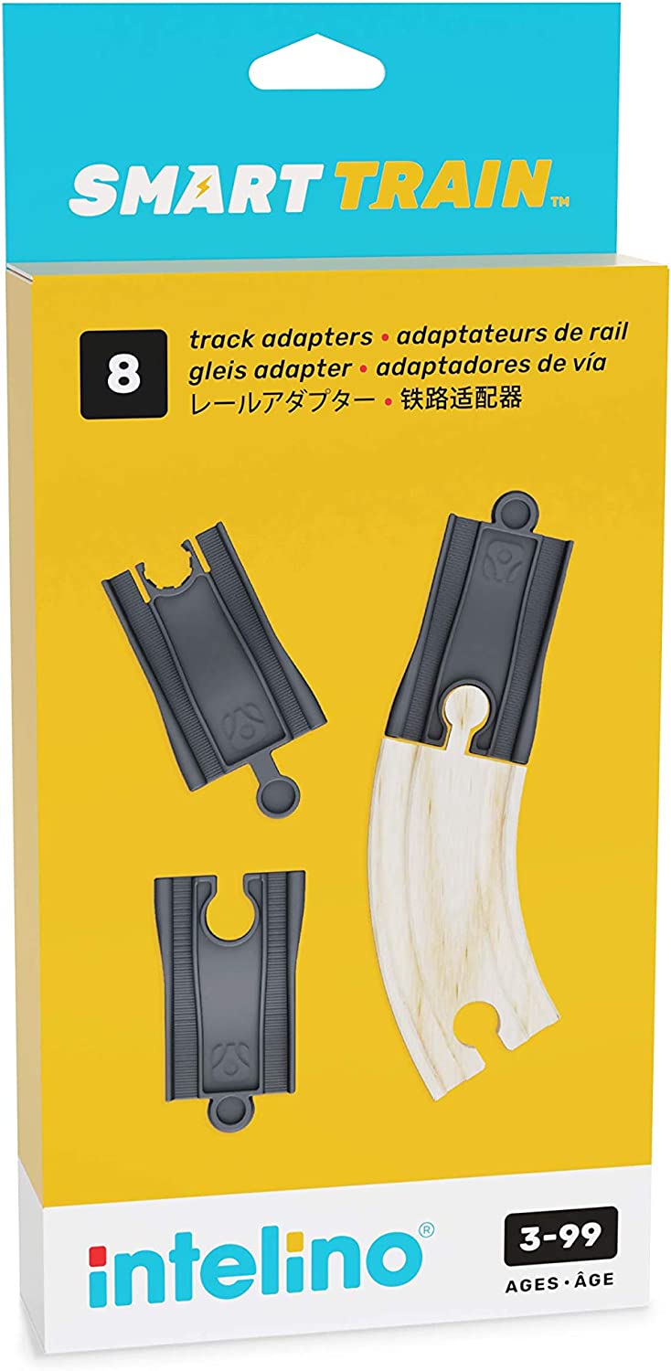 20 Adaptadores De Vías De Madera Para Trenes De Juguete | Conectores Universales Reutilizables | Amplía Tu Circuito Ferroviario De Forma Creativa