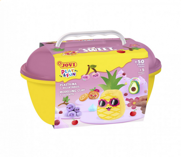 PLAY &amp; FUN - Plastilina Cofre - SWEET