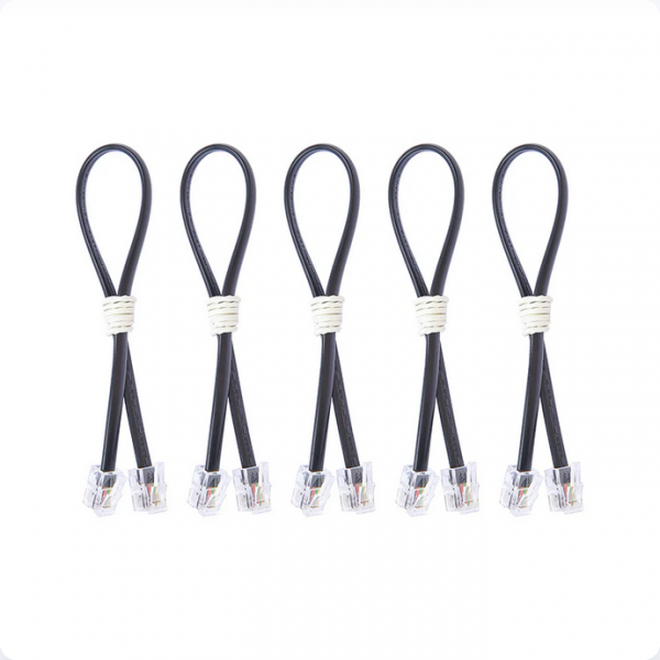 ELECFREAKS Cable RJ11 20cm, Pack de 5uds