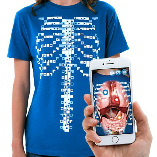 Curiscope Virtuali-tee Camiseta STEAM de Realidad Aumentada, Talla XXL - Adultos