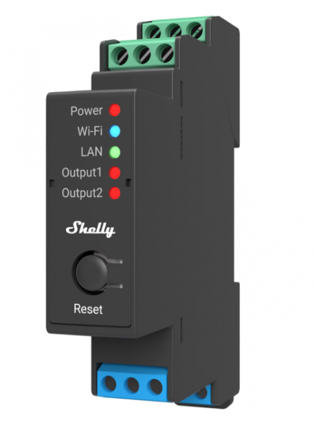 Shelly Pro 2 Relé Wi-Fi - Max. 25A - BT