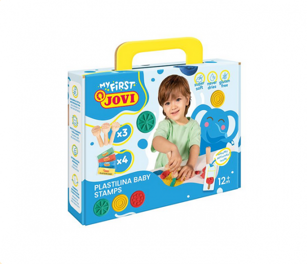 MY FIRST Plastilina Baby Mi primer kit de modelaje con estampadores de madera