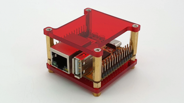 Rock Pi S Carcasa Acrílica roja