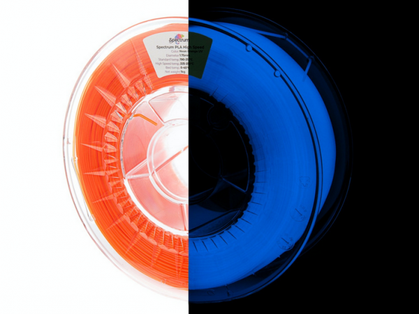 Spectrum Filament PLA Premium High Speed NEON ORANGE UV