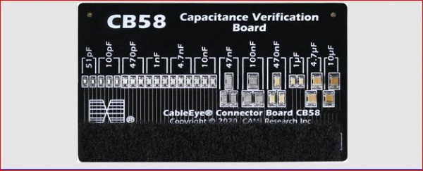 CableEye 788 / CB58 Placa de verificación de calibración de capacitancia