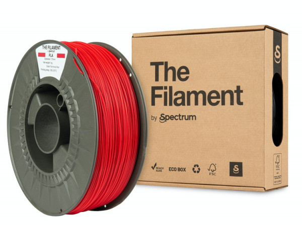 The Filament PLA Rojo Técnico 1.75mm 1kg