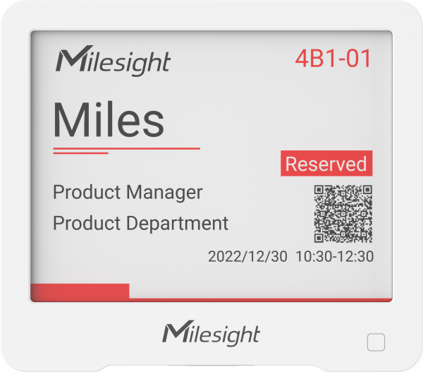 Milesight DS3604 Display E-ink LoRaWAN
