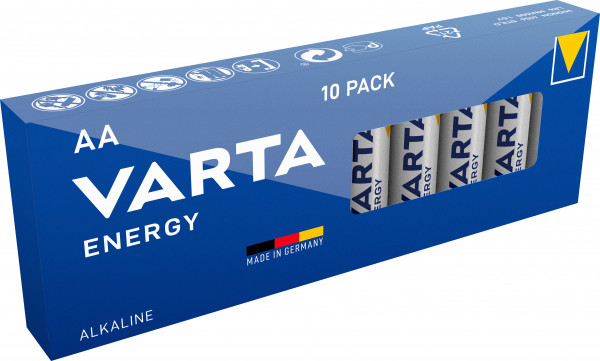 Varta Pilas AA (LR6) 1.5V Energy, Pack 10uds