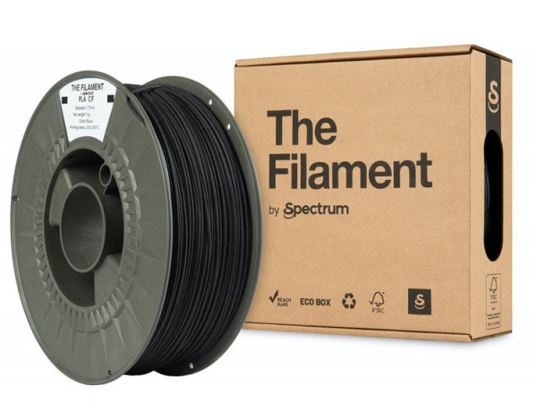 The Filament PLA Fibra de carbono Negro 1.75mm 1kg