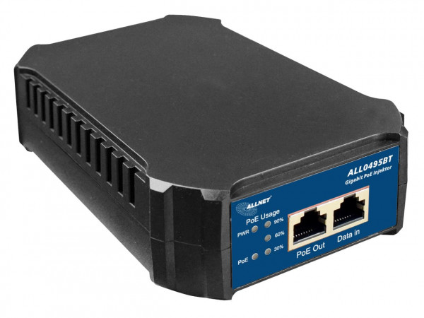 ALLNET 0495BT Inyector PoE Gigabit (15,4W/30W/45/60/75/95W) IEEE802.3bt