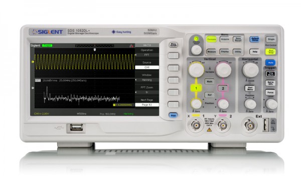 Siglent SDS1052DL+ Osciloscopio Digital 50MHz