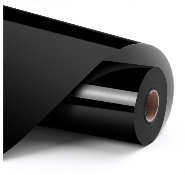 LOKLIK Vinilo termotransferible Basic - Negro - 30,5 x 1200cm