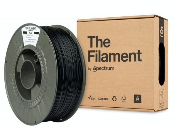 Spectrum The Filament PLA, Negro Medianoche 1kg