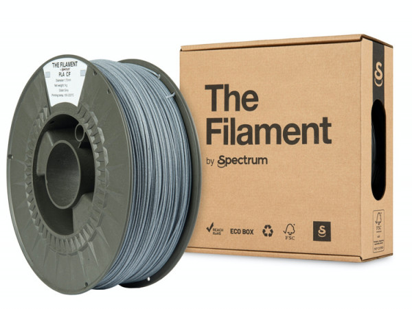 The Filament PLA Fibra de carbono Gris 1.75mm 1kg