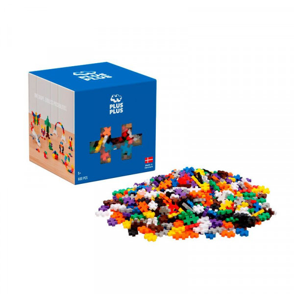 Plus-Plus Cubo de piezas Basic 600 piezas