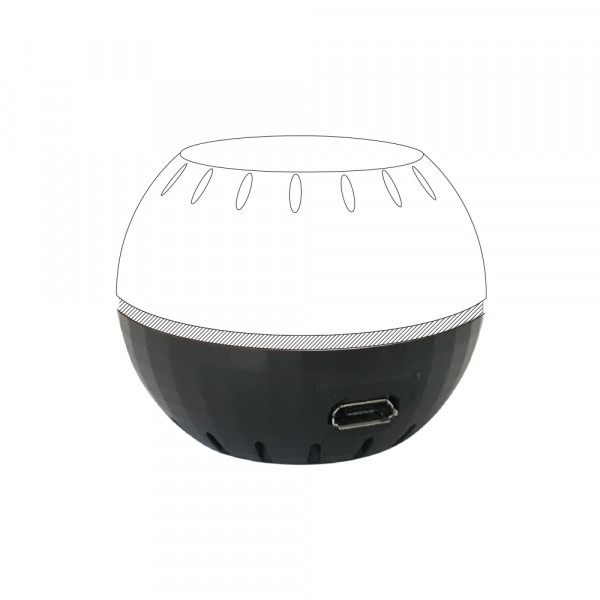 Shelly Add-on USB H&amp;T, Negro