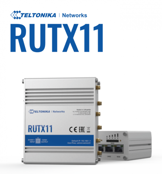 Teltonika RUTX11 Router LTE WLAN CAT6