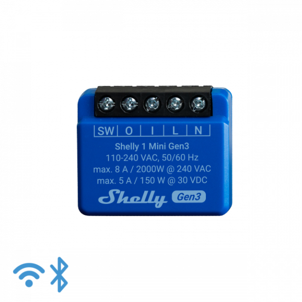 Shelly Plus 1 Mini 3 Gen