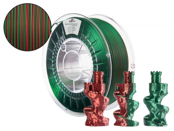 Spectrum Filamento PLA SILK FOREST FLAME