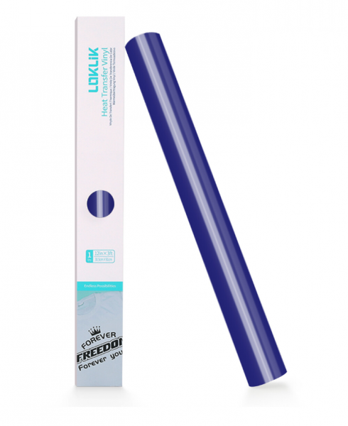 LOKLIK Vinilo Textil Básico - Azul Royal - 30,5 x 180 cm
