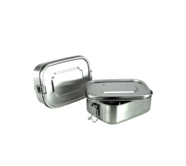 Mr Beam Fiambrera de acero inoxidable tamaño estándar,16,5x12,8x5,7cm