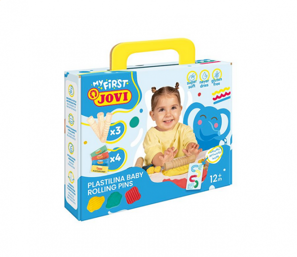 MY FIRST Plastilina Baby Mi primer kit de modelaje con rodillos de madera