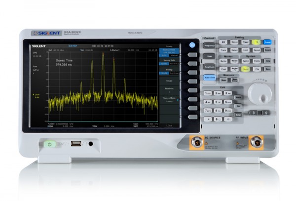Siglent Analizador de espectro en tiempo real SSA3075X-R
