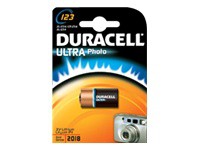 Batterien Lithium CR123A 3V (1-Pack) *Duracell* Ultra Photo