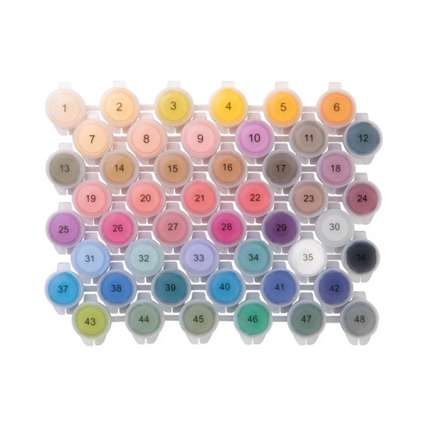 LOKLIK Kit de pintura acrílica - 48 colores