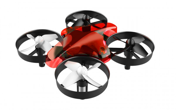 ALLNET Mini Dron con mando a distancia (Rojo)