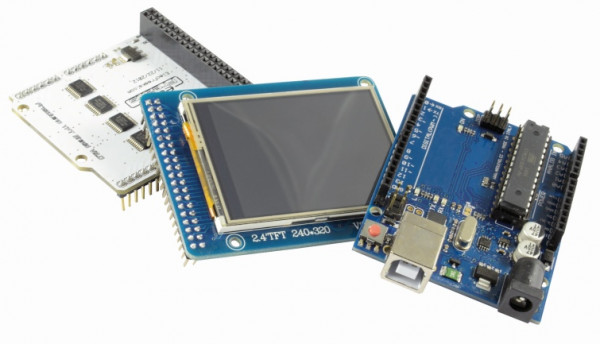 4duino Placa Uno R3 Kit pantalla táctil