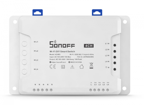 Sonoff 4CHR3 Interruptor inteligente