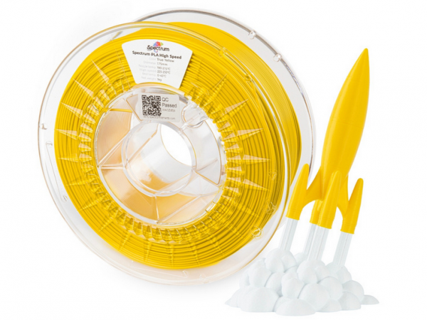 Spectrum Filament PLA Premium High Speed TRUE YELLOW