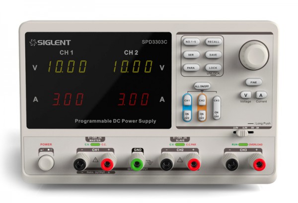 Siglent SPD3303C / 3-Channel Power Supply, resolution 10mV-,