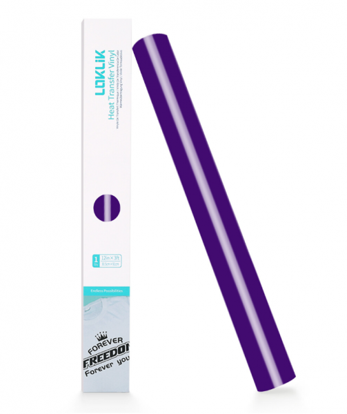 LOKLIK Vinilo Textil Básico - Lila - 30,5 x 180 cm