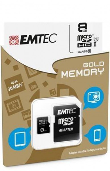 Flash SecureDigitalCard (SD) 32GB *EMTEC* microSDHC